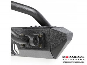 Jeep Wrangler JK XHD Bumper w/Stubby Ends & w/Double X Striker Bar - Front